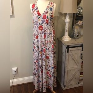 Johnny Was  floral maxi dress size M